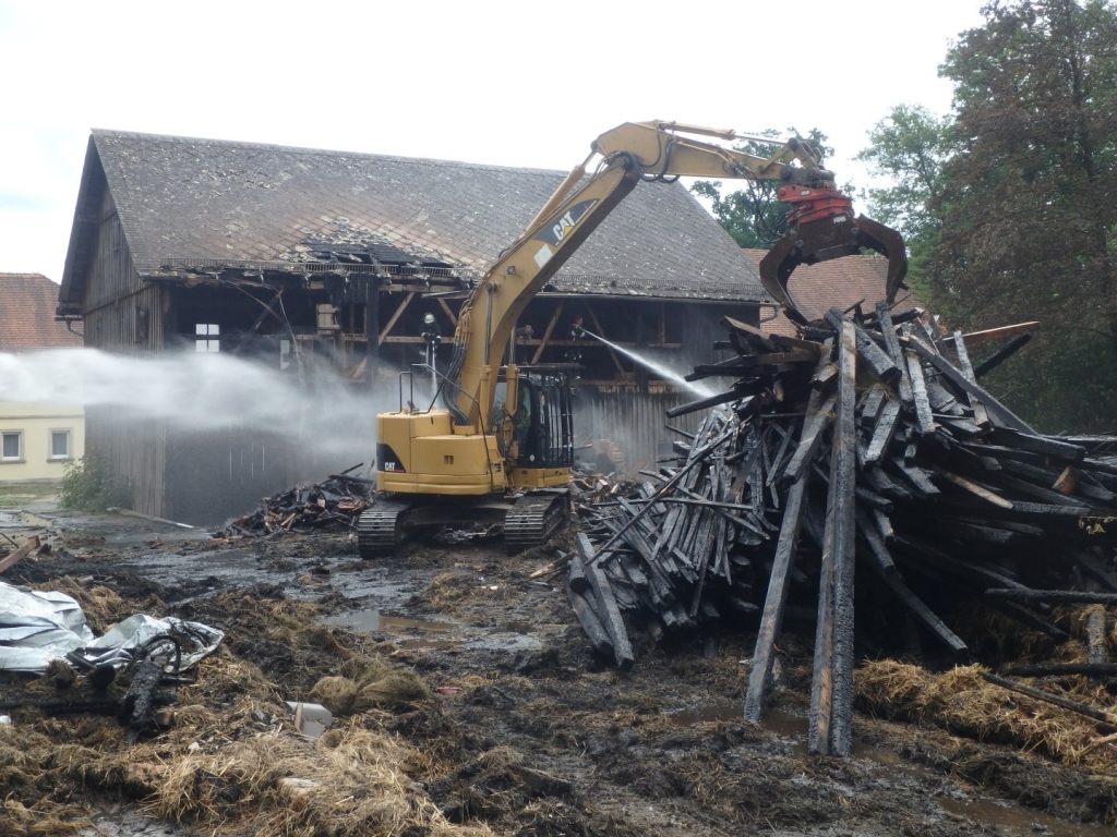 Großbrand in Speichersdorf