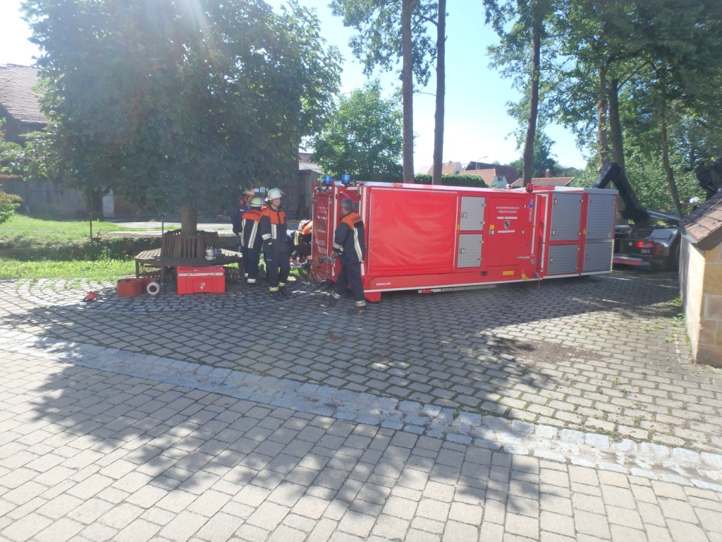 Großbrand in Speichersdorf