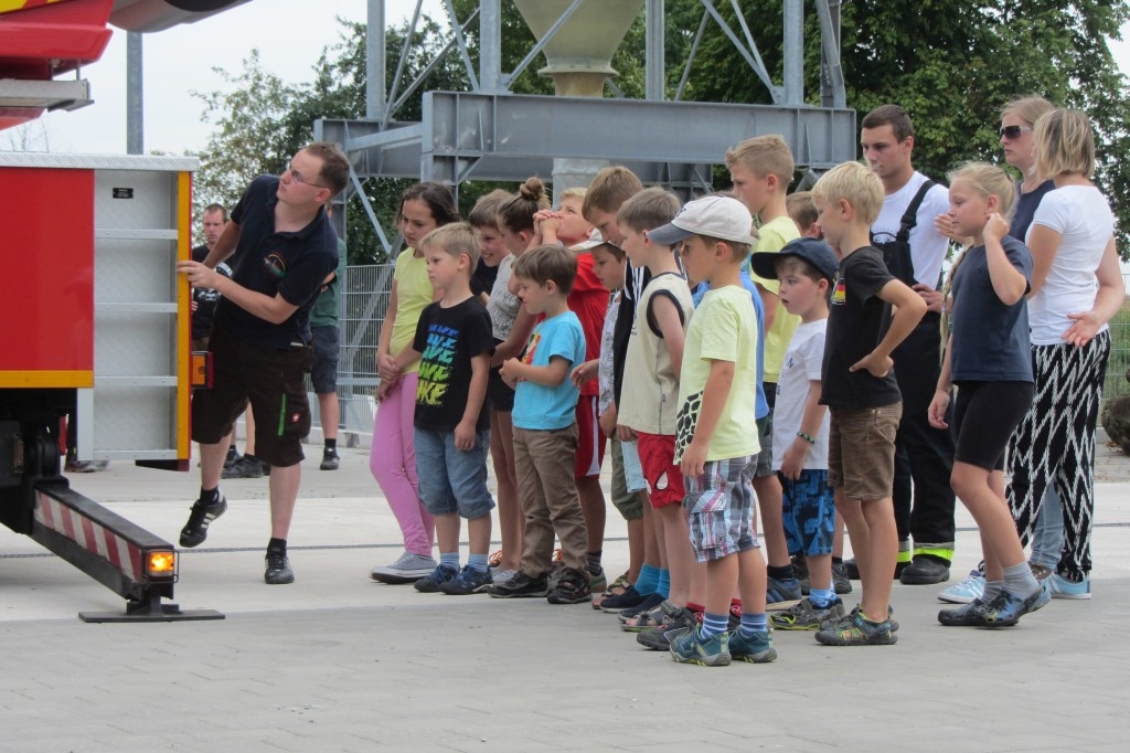 Kinderfeuerwehr am 03.09.16 zum Thema Rettung aus Höhen